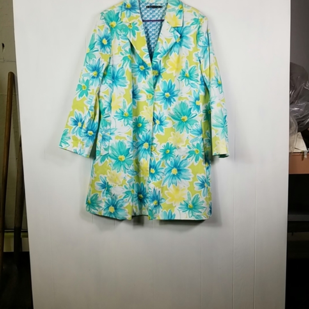 Pierre Cardin floral summer trench